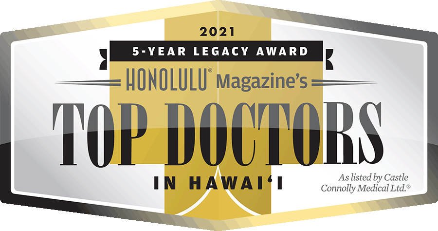 badge top doctors in hawaii 2021